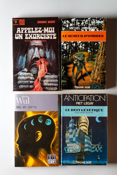 Lot-02 de 4 livres de science fiction 12 Villerupt (54)