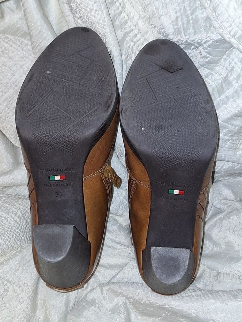 Bottines cuir Italien T.36 Nero Giardini Chaussures