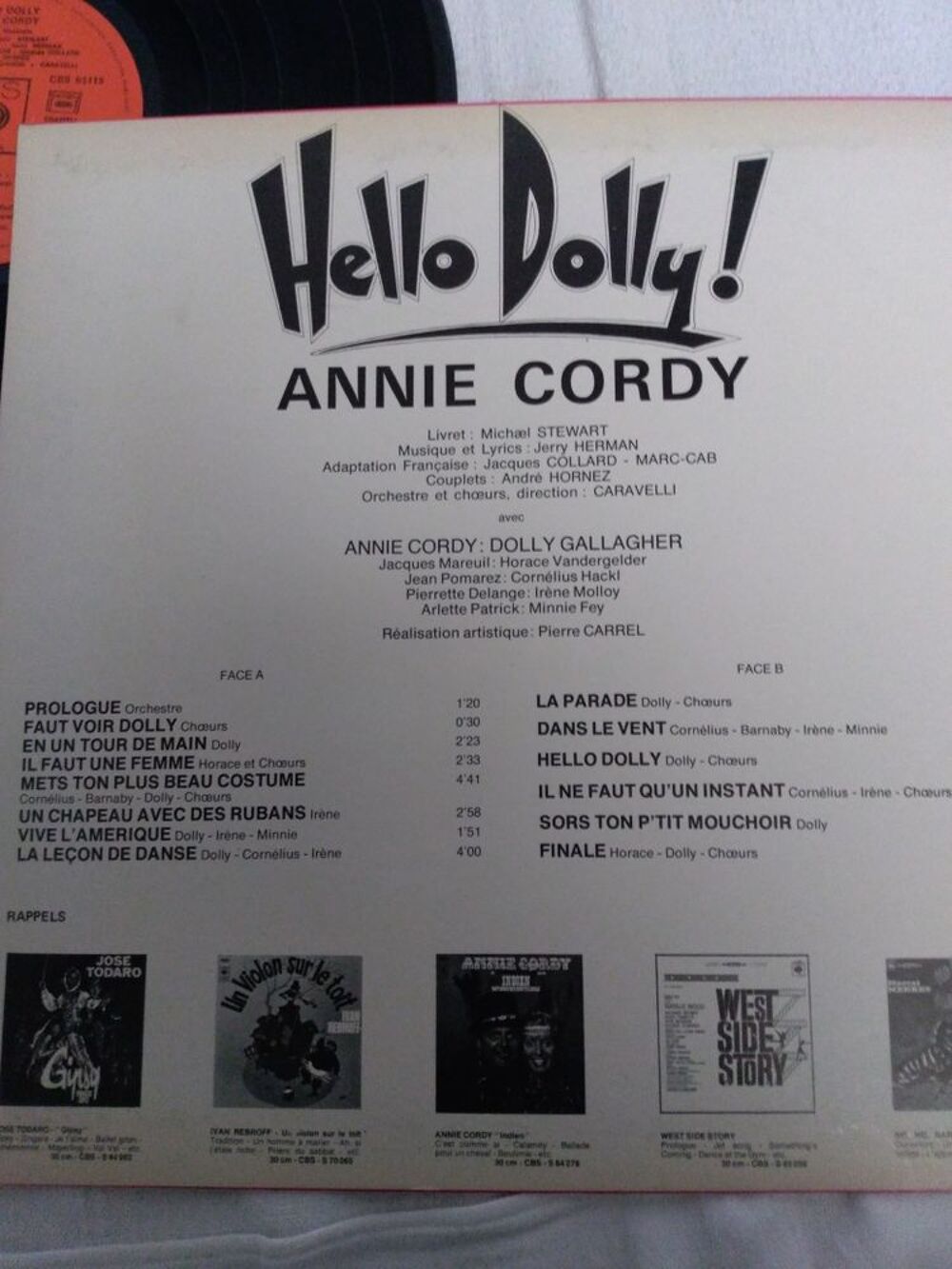 Hello Dolly CD et vinyles