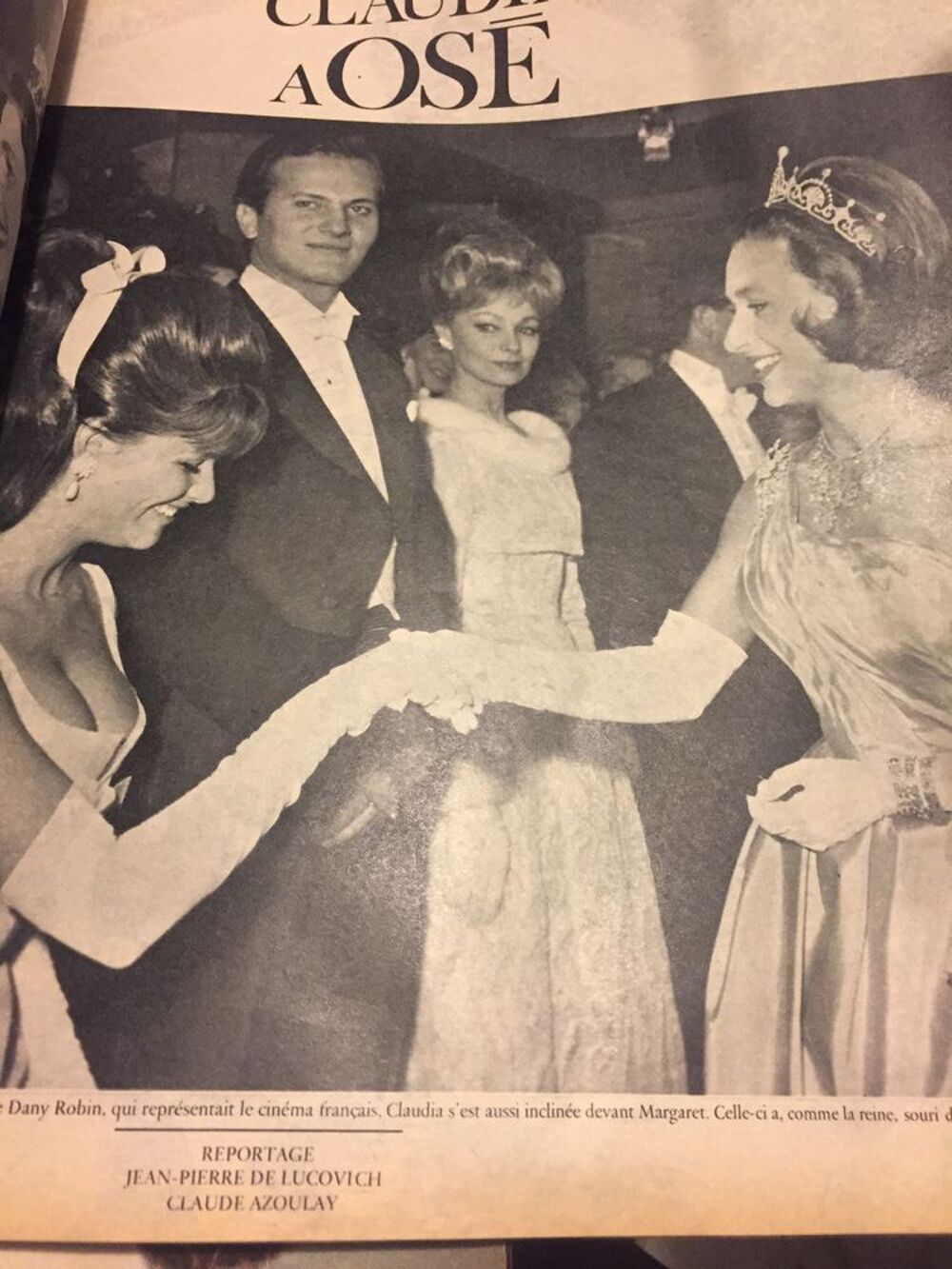 Paris Match:Claudia Cardinale &agrave; la une Livres et BD