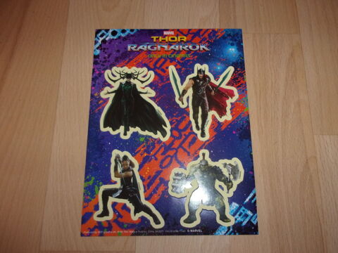 4 stickers Thor Ragnarok (Neufs) 11 Ardoix (07)