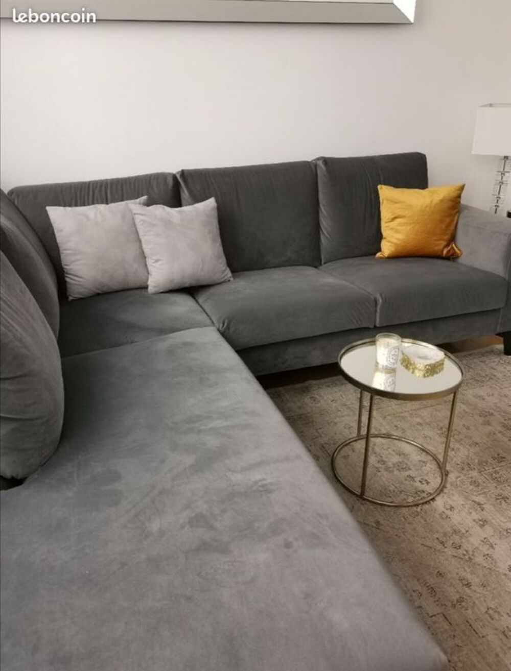 Canap&eacute; d'angle Habitat Meubles