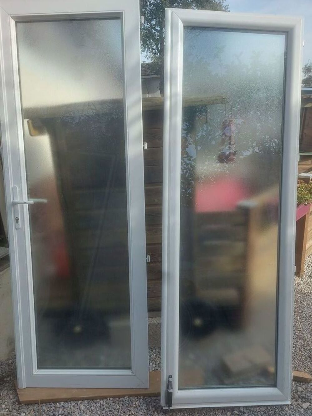 Double portes vitr&eacute;es Bricolage