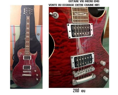 echange guitare vig contre chaine hifi 280 Nogent-sur-Marne (94)