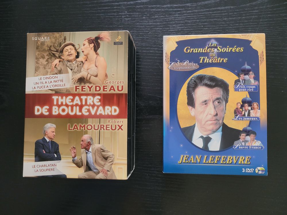 Lot de 8 DVD Th&eacute;&acirc;tre de Boulevard DVD et blu-ray