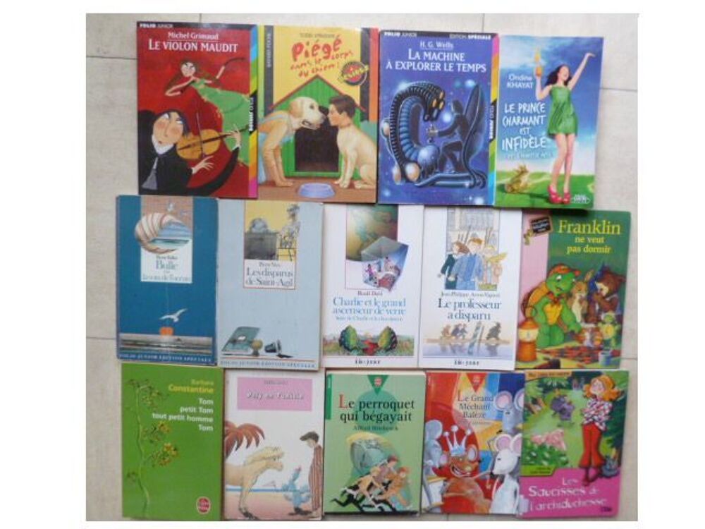 Biblioth&egrave;que verte + petite Fadette, bel oranger, Simbad.... Livres et BD