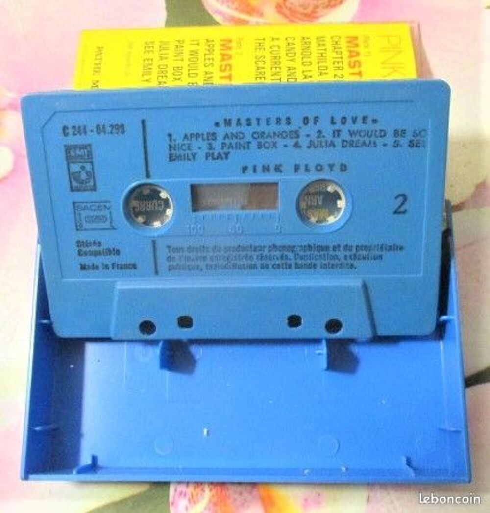 Cassette audio Pink Floyd CD et vinyles