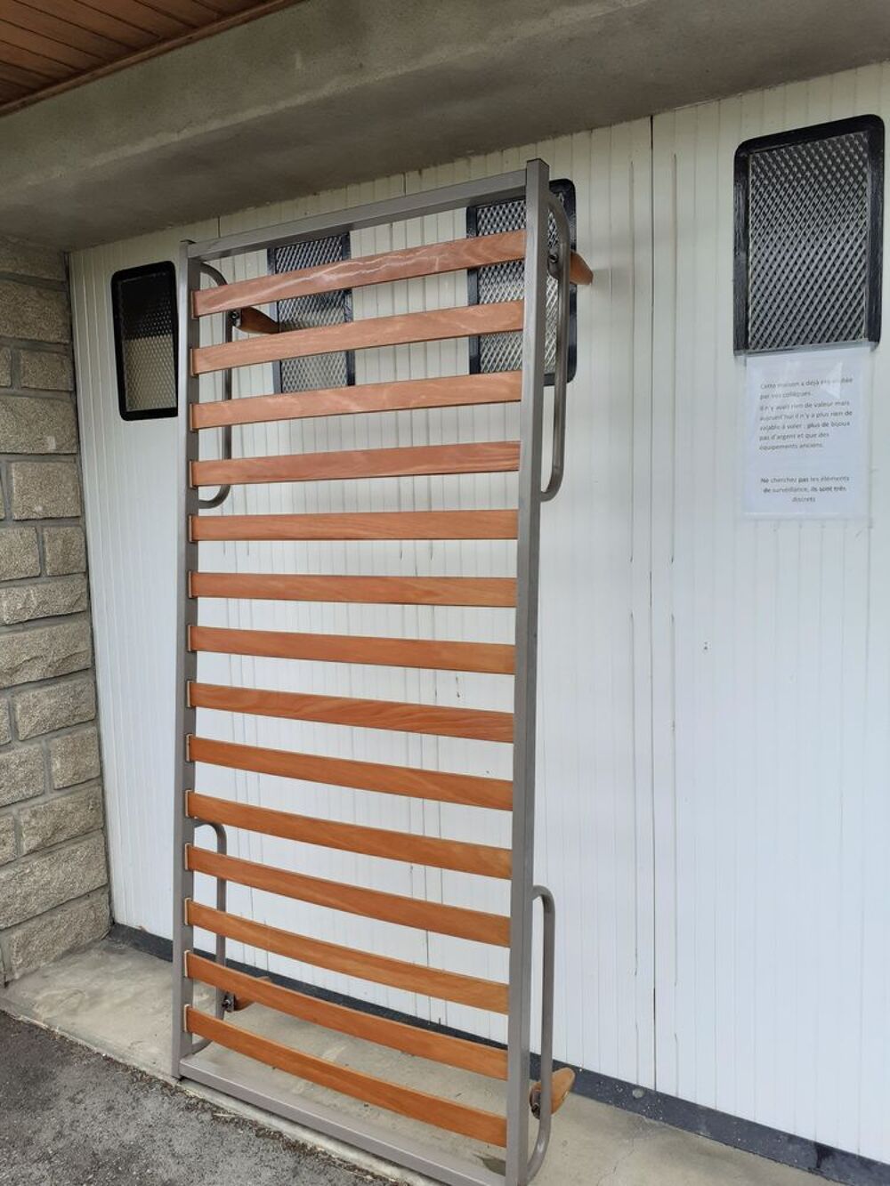sommier sur pieds &agrave; lattes pour lit une personne Meubles