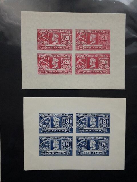 lot de 7 blocs Nicaraguay - 5 Palaja (11)