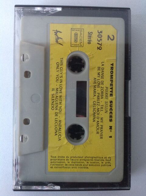 PIERRE SELLIN TROMPETTE SUCC�S N�1 K7 Envoi Possible
1 Tr�gunc (29)