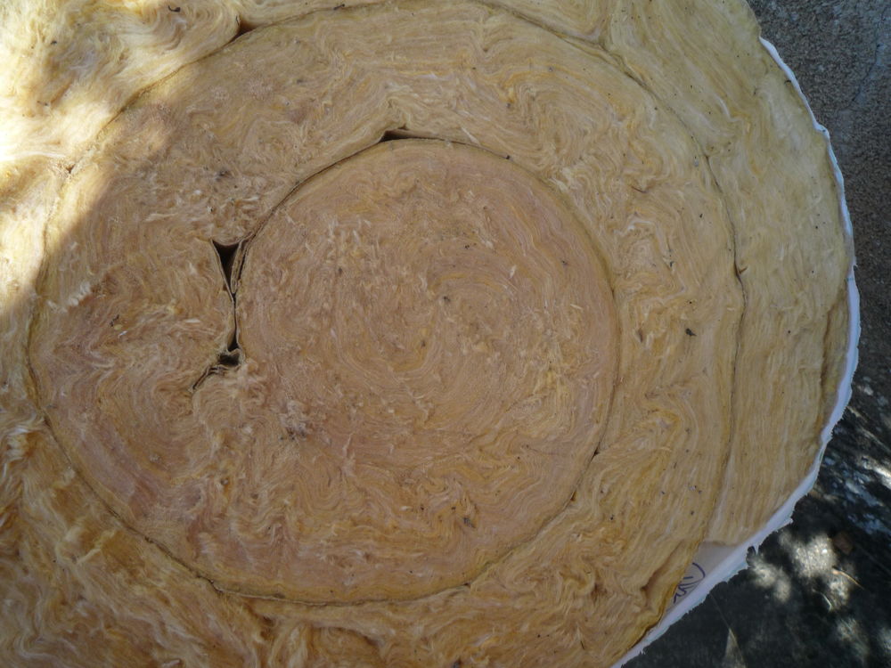 Rouleau de laine de verre ( Dimensions : 2,70 M x 0.77 M) Bricolage