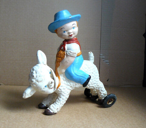 Pouet à roulettes : Cow-Boy sur mouton - Marque inconnue 8 Argenteuil (95)