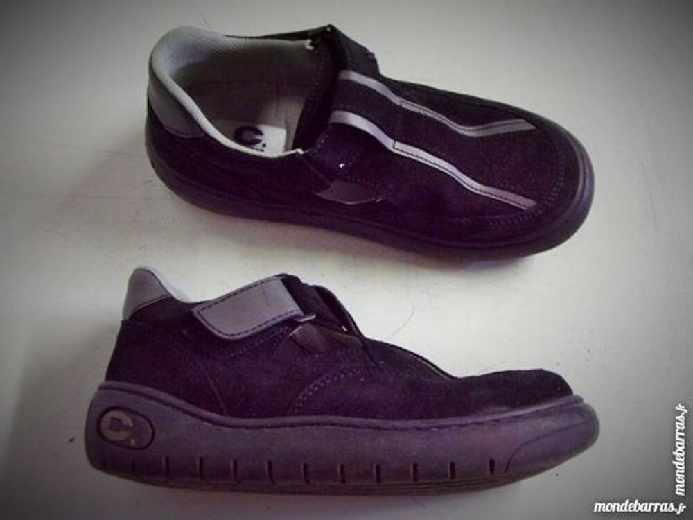 Derbys Noir &agrave; scratch pointure 39 Chaussures