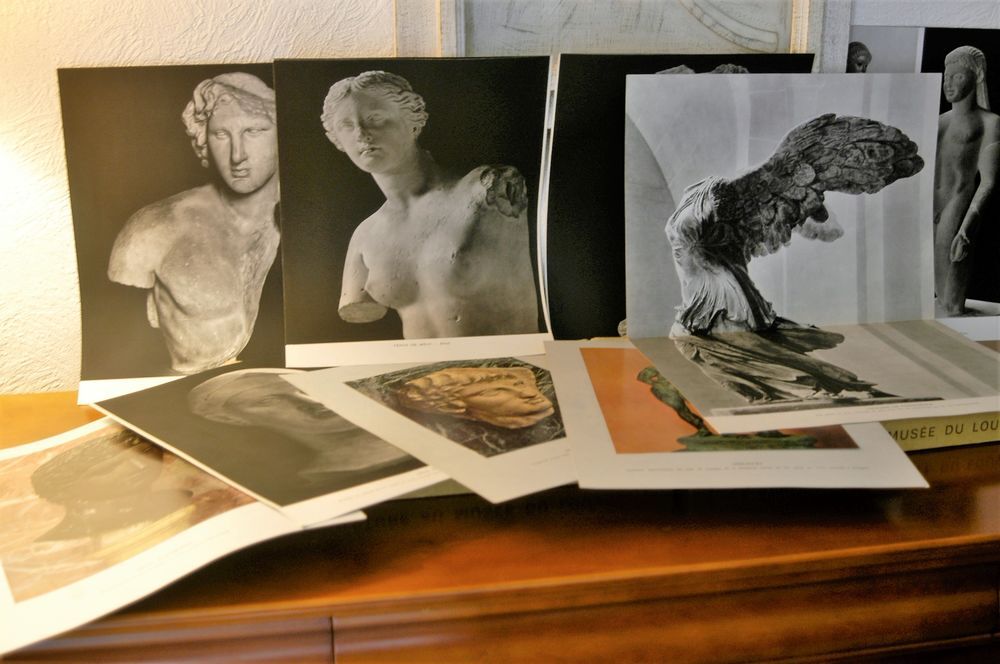Jolie collection sur la sculpture au Mus&eacute;e du Louvre 