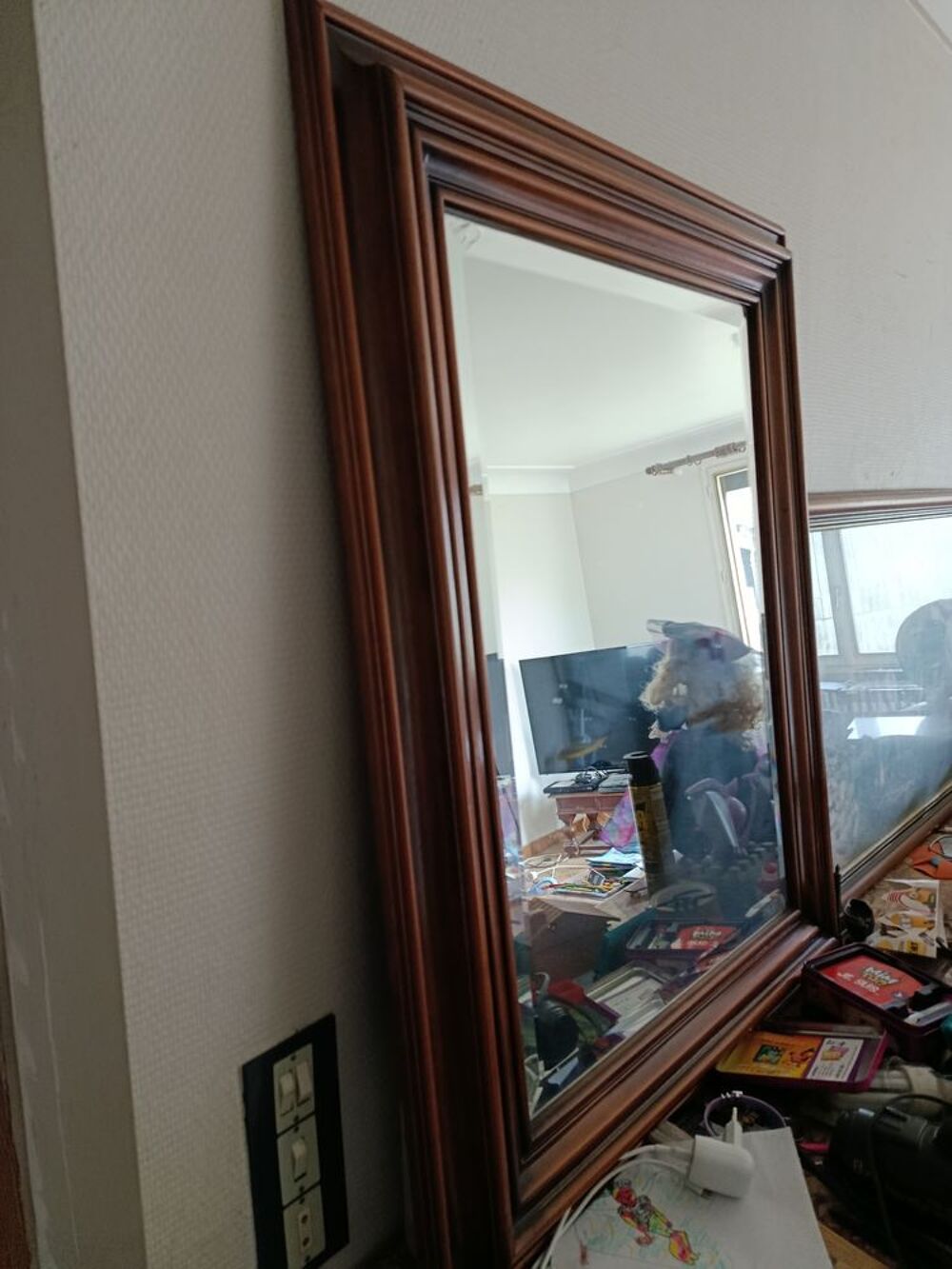 Miroir ancien et biseaut&eacute; 70cmx90cm Meubles