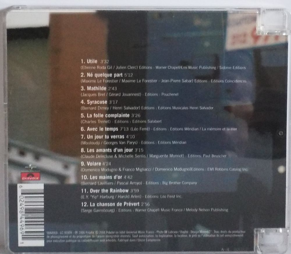 Juliette Greco Le Temps D'une Chanson CD et vinyles