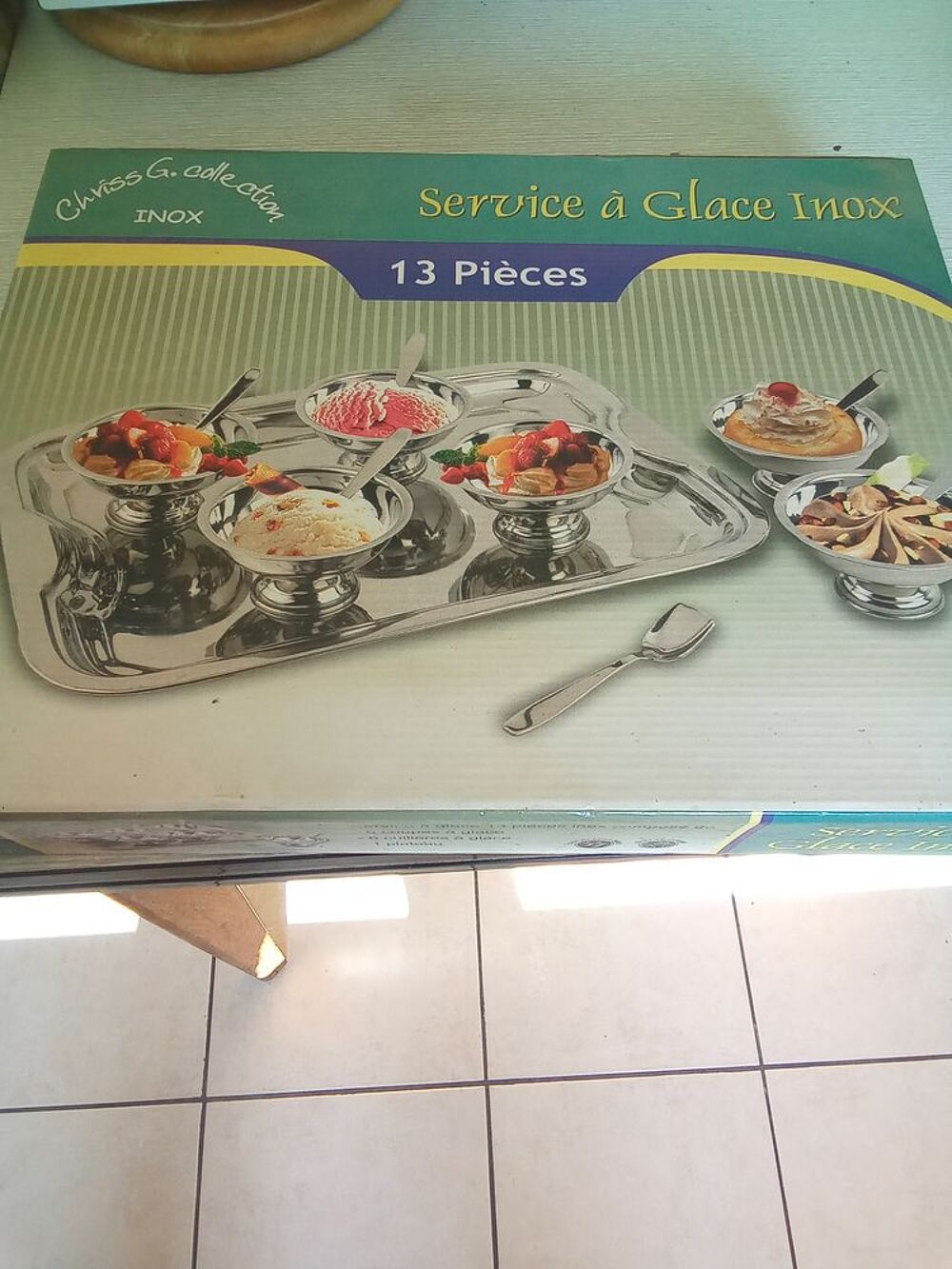 Service &agrave; glace en inox Cuisine