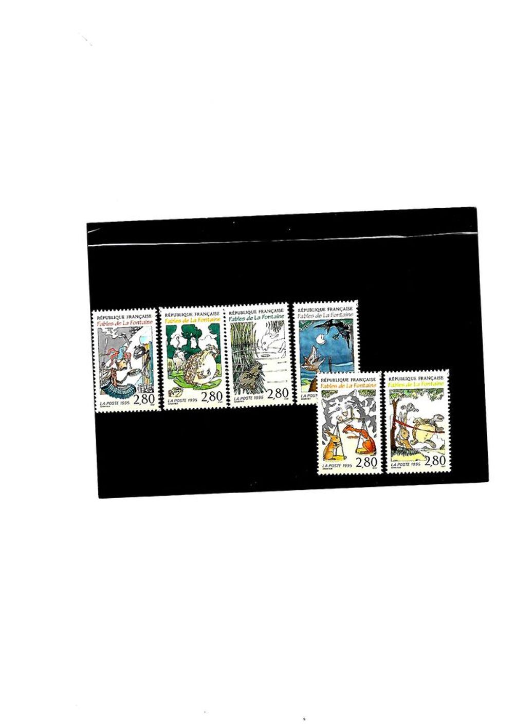 Timbres " Jean de LA FONTAINE " 