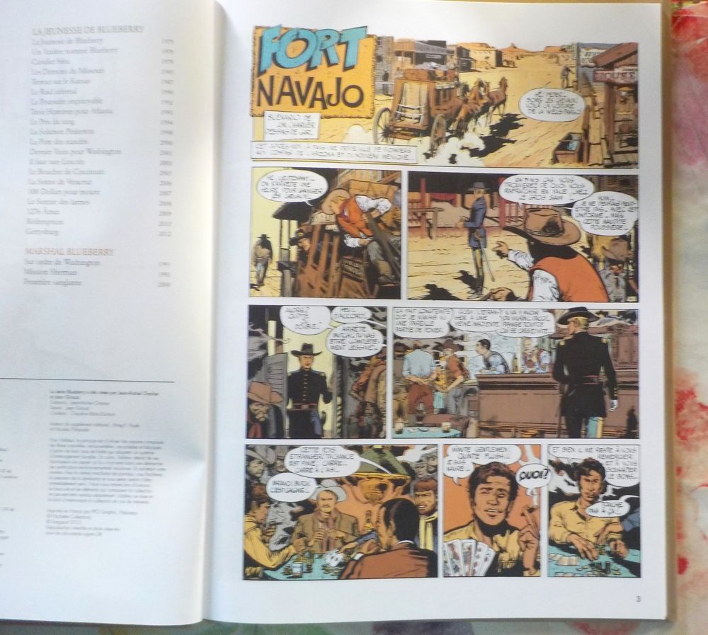 BLUEBERRY FORT NAVAJO BD par CHARLIER GIRAUD Ed. Hachette Livres et BD