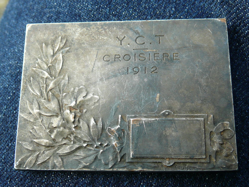 M&egrave;daille Y.C.T Croisi&egrave;re 1912 