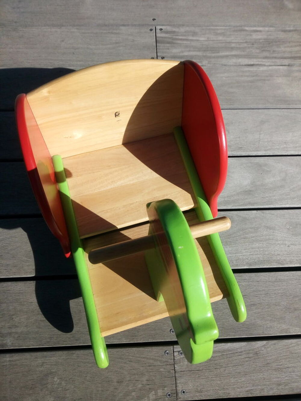 Tortue en bois &agrave; bascule Jeux / jouets