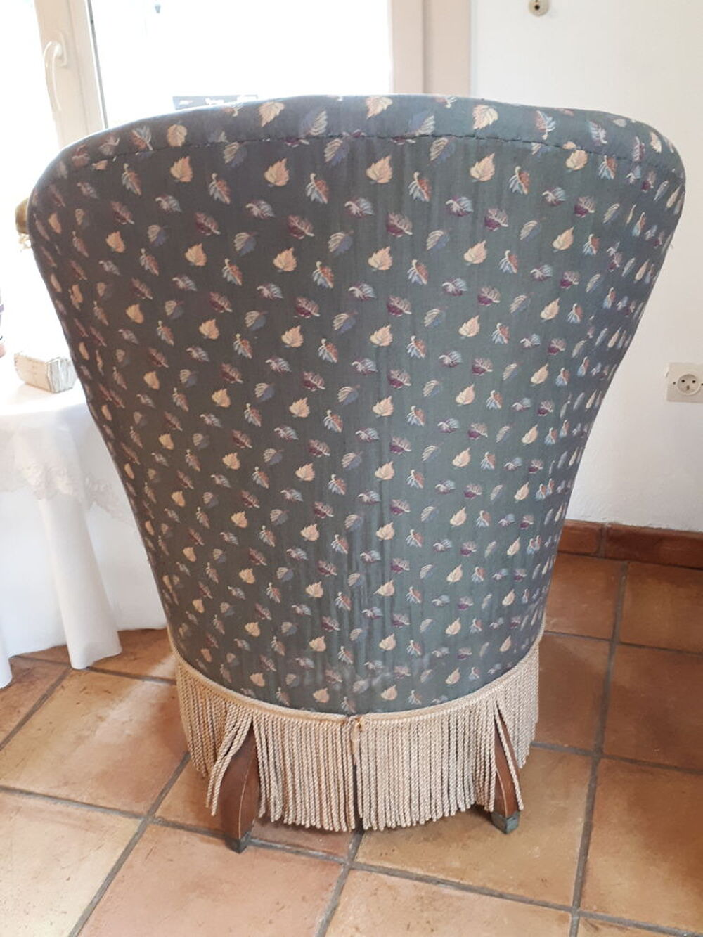 Fauteuil capitonn&eacute; Meubles