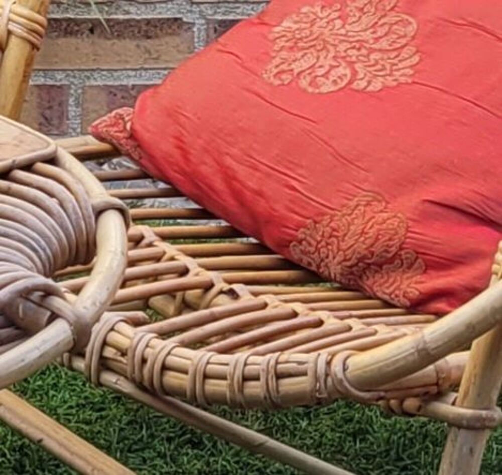 Salon en rotin vintage Meubles