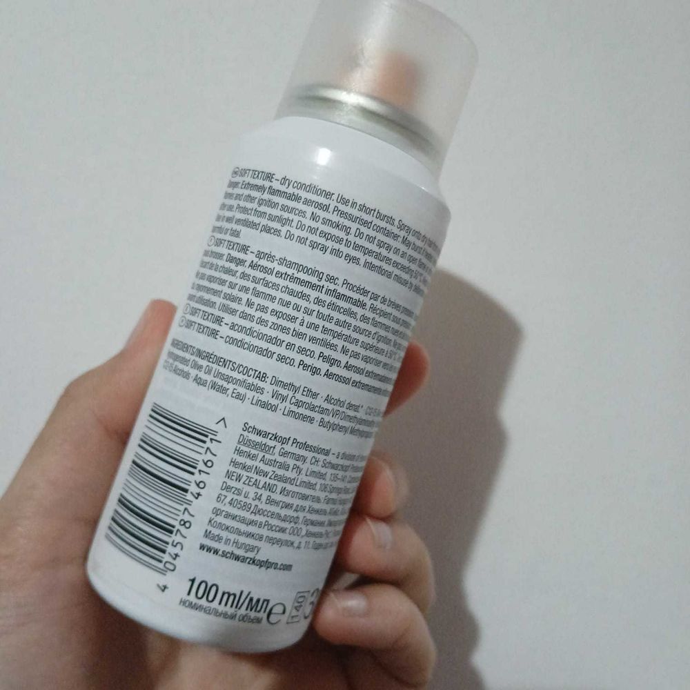 Apr&egrave;s shampooing sec Schwarzkopf Maroquinerie