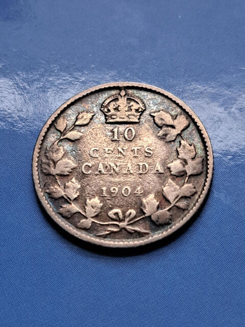 1904 Canada 10 centimes argent 15 Espagne (66)