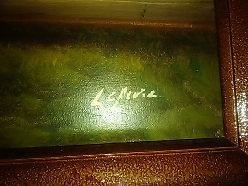 grand tableau sign&eacute; LEFEVRE Décoration