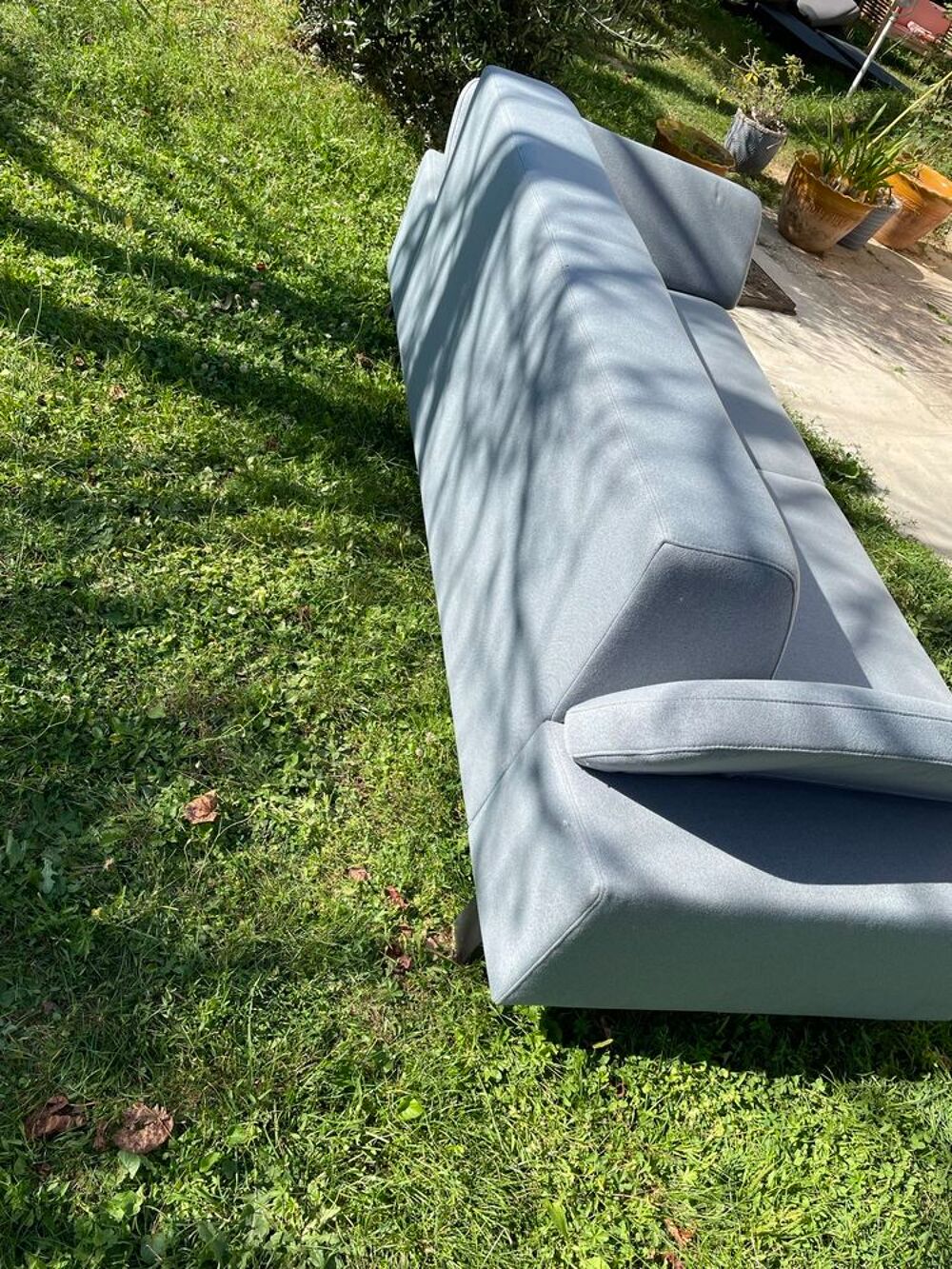 CANAPE MODERNE GRIS 3 places Meubles