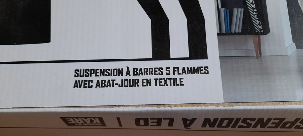 Luminaire 5 flammes Décoration