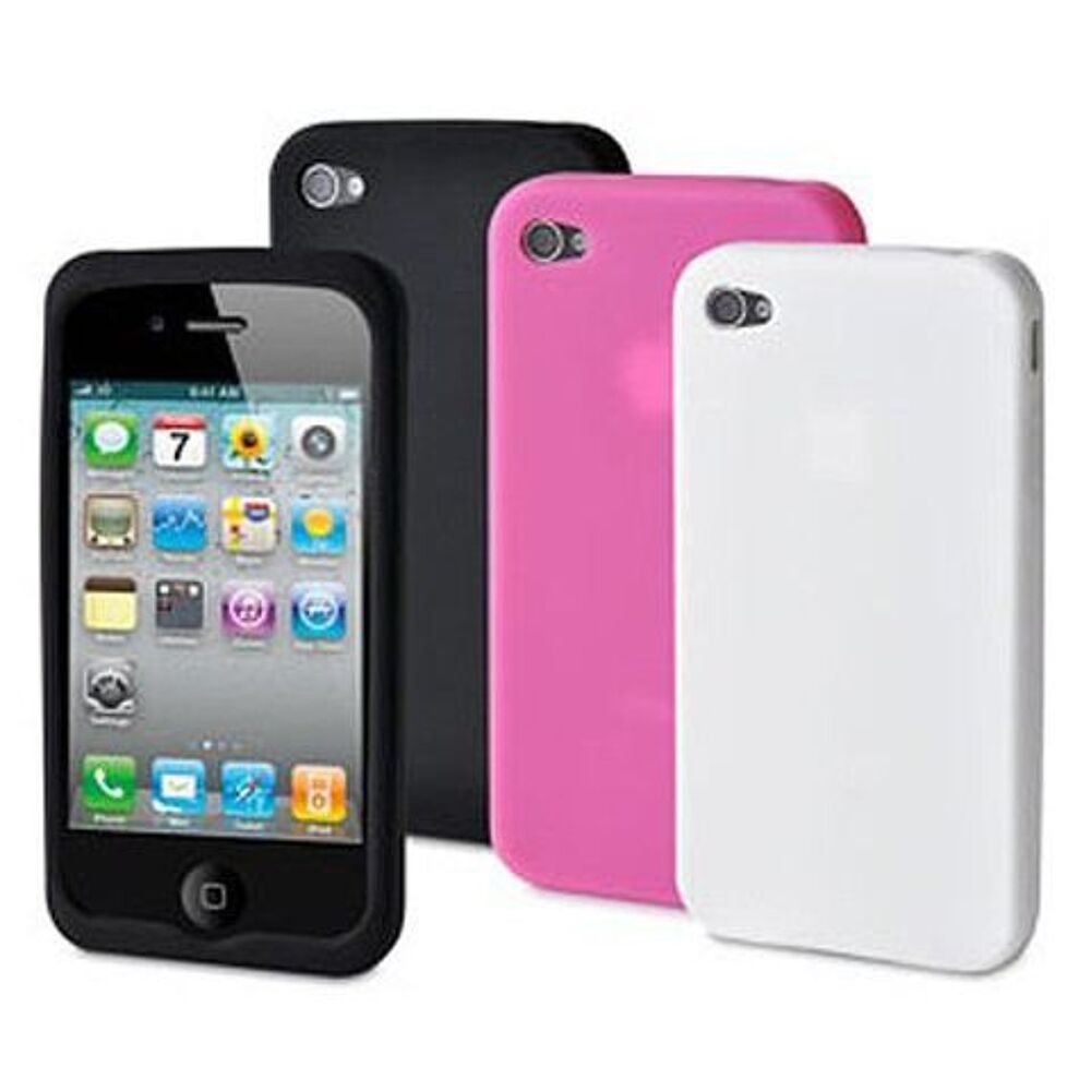 MUVIT Pack 3 coques silicone pour iPhone 5 / 5S Téléphones et tablettes