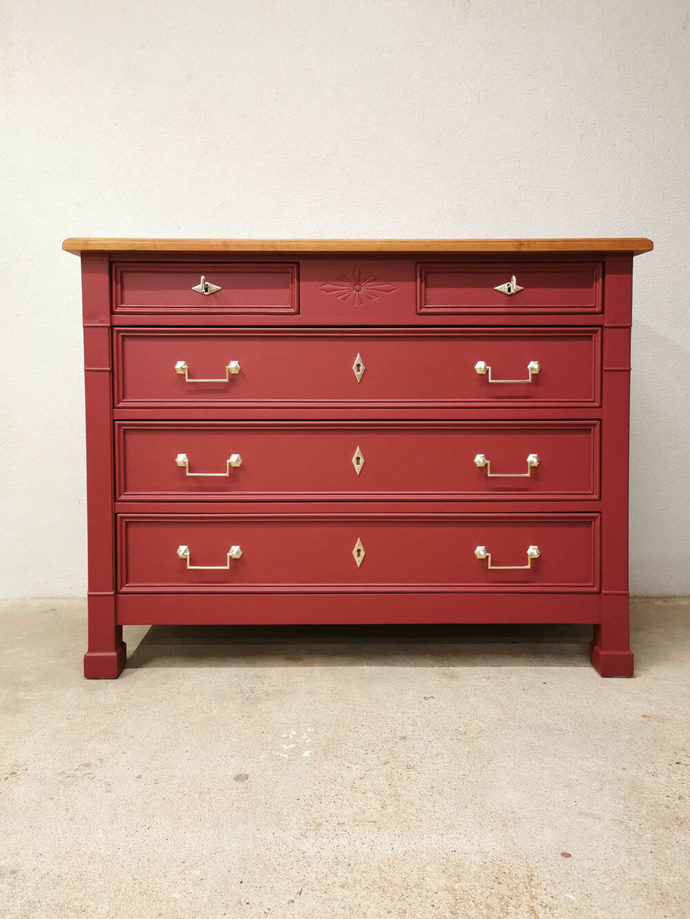 Commode en merisier r&eacute;nov&eacute;e Meubles