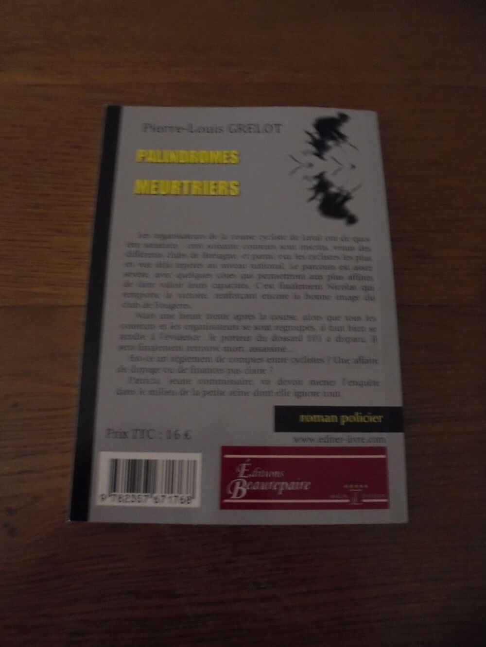Palindromes meurtriers (87) Livres et BD