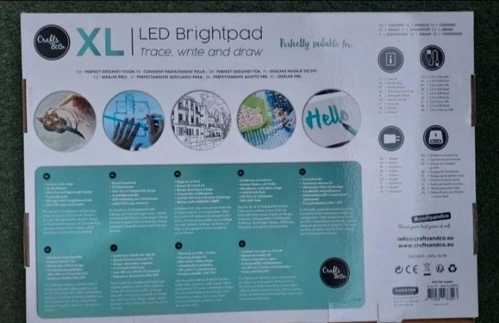 Table lumineuse XL neuve Photos/Video/TV