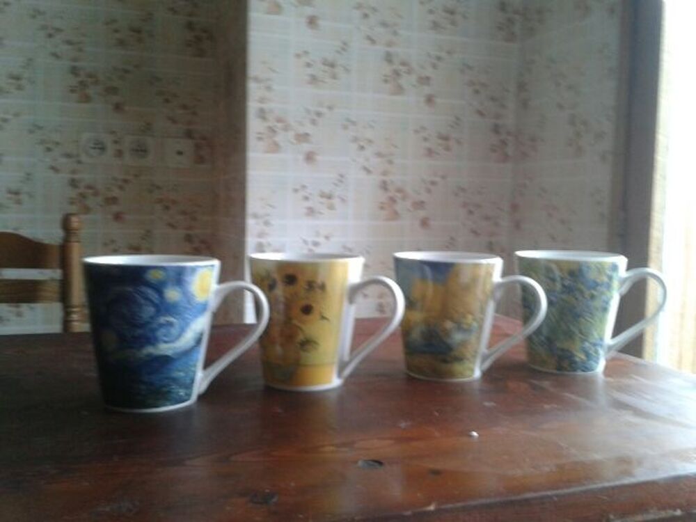 4 mugs Van Gogh Dcoration