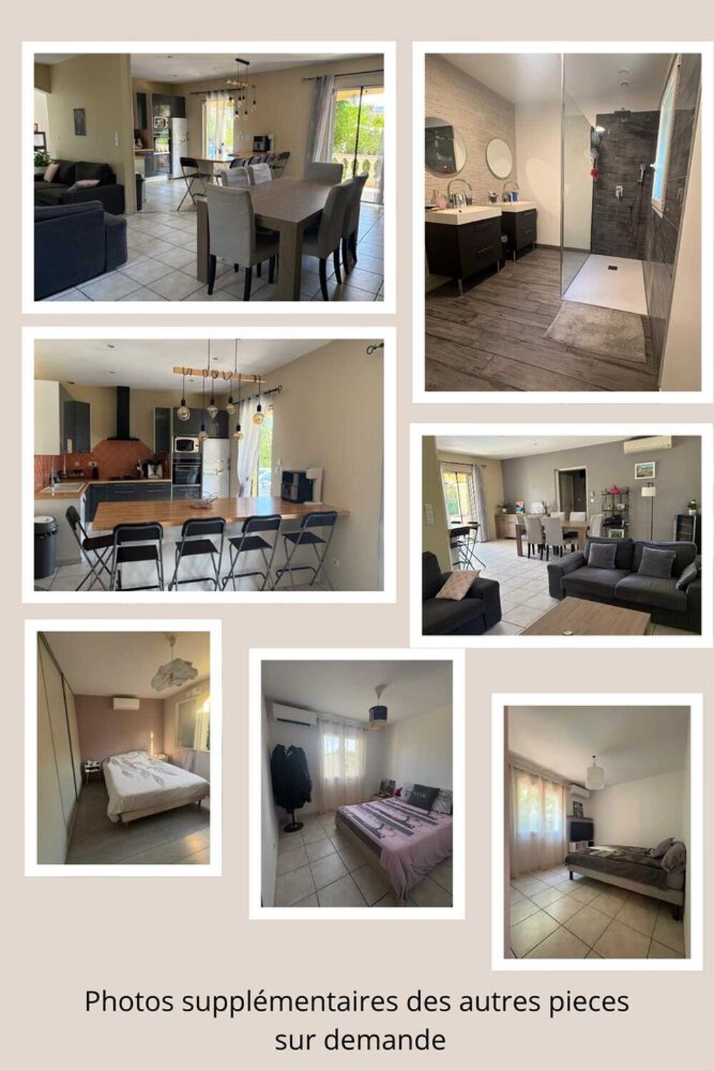 Vente Maison Maison familiale de Plain-pied - 5 chambres - Piscine avec cuisine d'été - DPE B - Plan de Meyreuil - Revenus Photovoltaïques de 3100 euros/an env Meyreuil