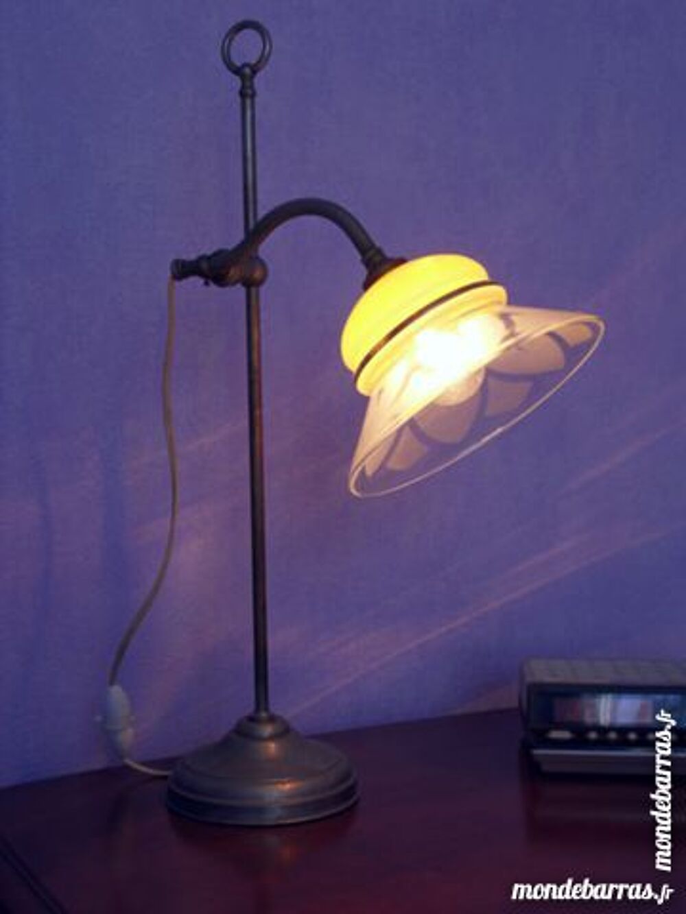 Lampe de bureau ancienne Dcoration