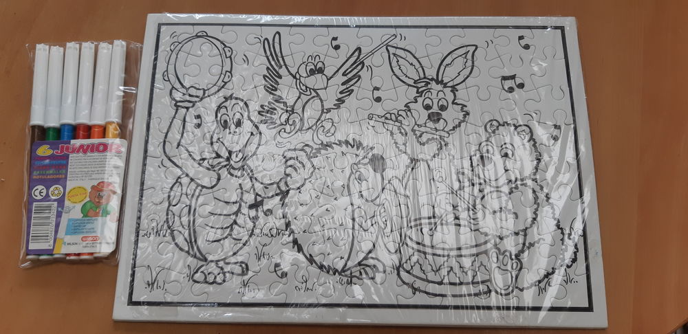 Puzzle &agrave; colorier Jeux / jouets