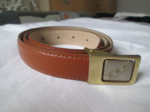 Ceinture homme croute de cuir vachette marron 9 Chauriat (63)