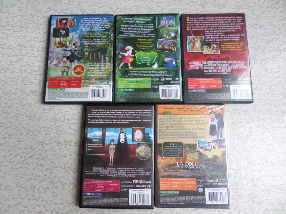 Dvd studio ghibli de hayao miyazaki prix divers DVD et blu-ray