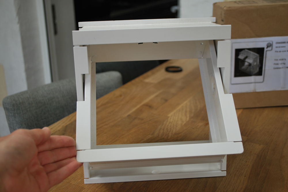 Chassis basculant pour brique de verre Bricolage