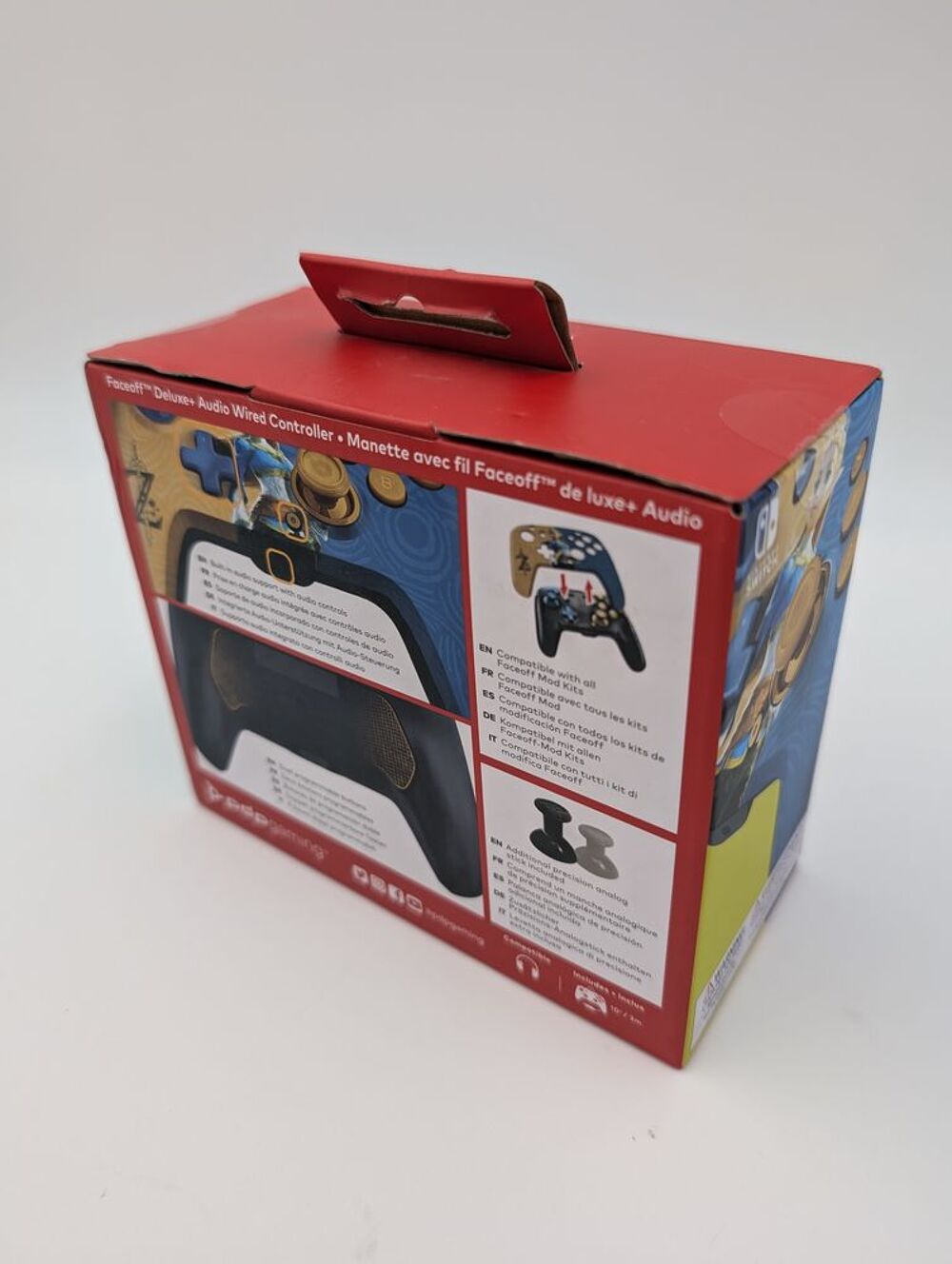 Accessoire Nintendo Switch Manette avec fil Faceoff Zelda Consoles et jeux vidéos