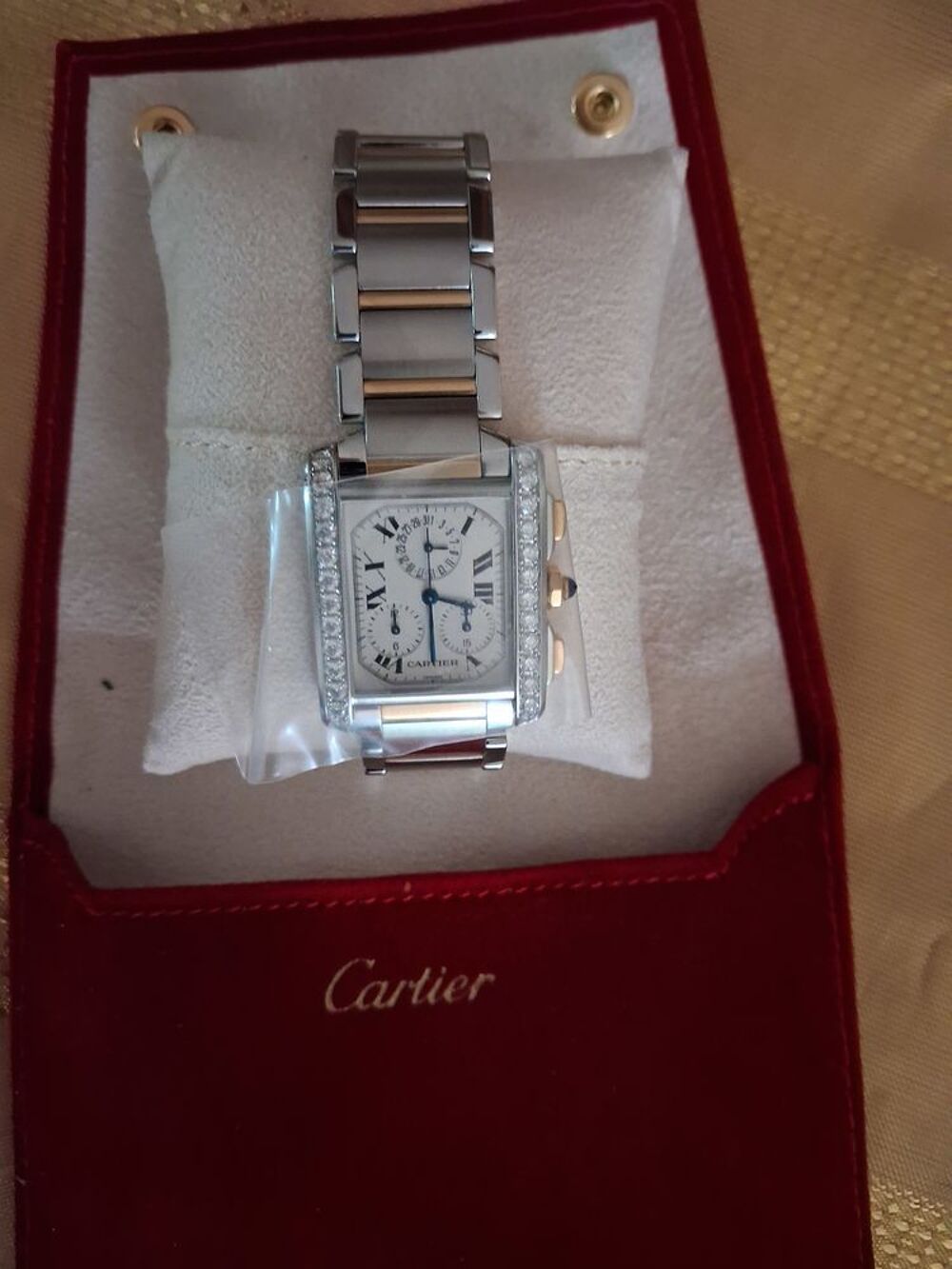 Cartier tank fran&ccedil;ais chronographe Bijoux et montres