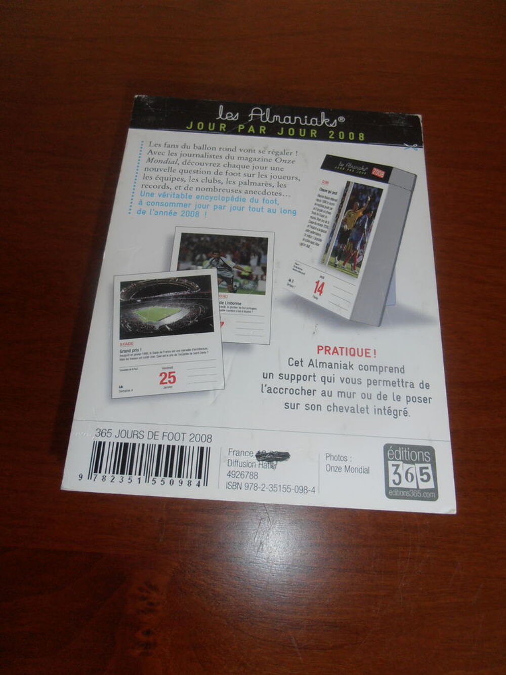 365 Jours de foot 2008 (87) Livres et BD
