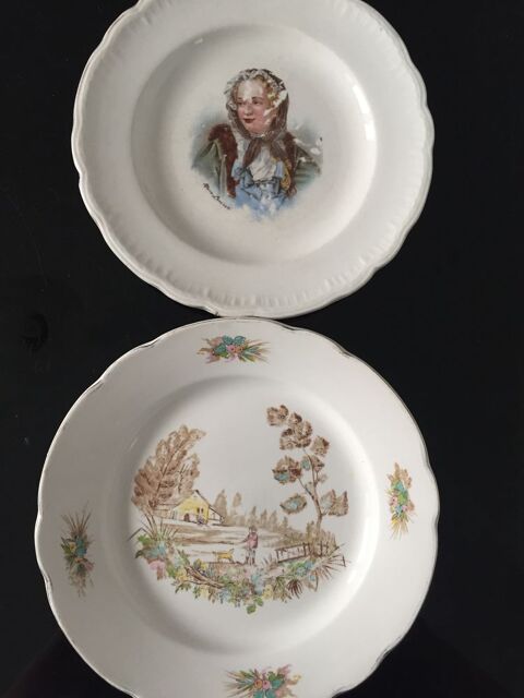 petites assiettes vintage de marque 5 Soissons (02)