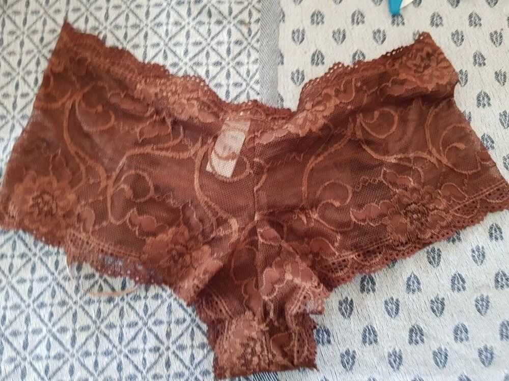 Culotte marron en dentelle neuve taille 42 5 e Vêtements