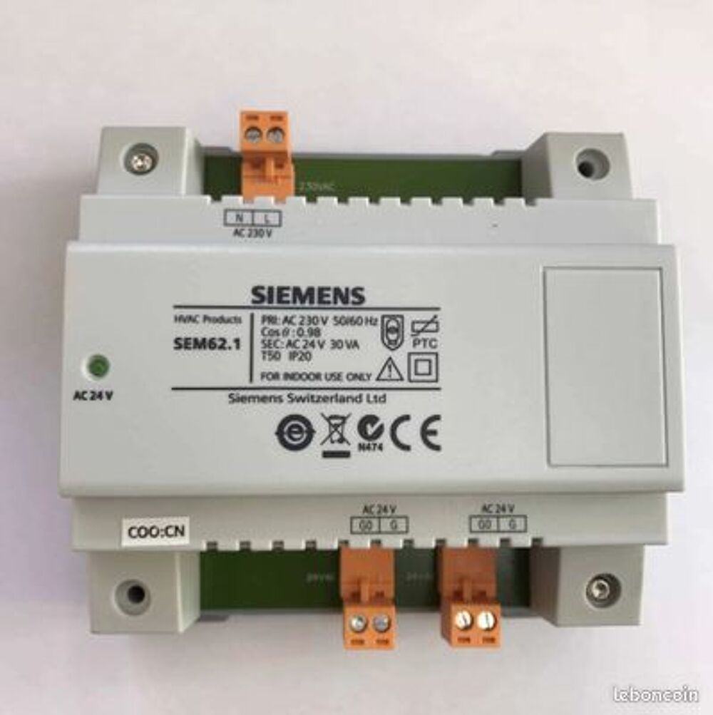 Transformateur Siemens SEM62.1 Bricolage
