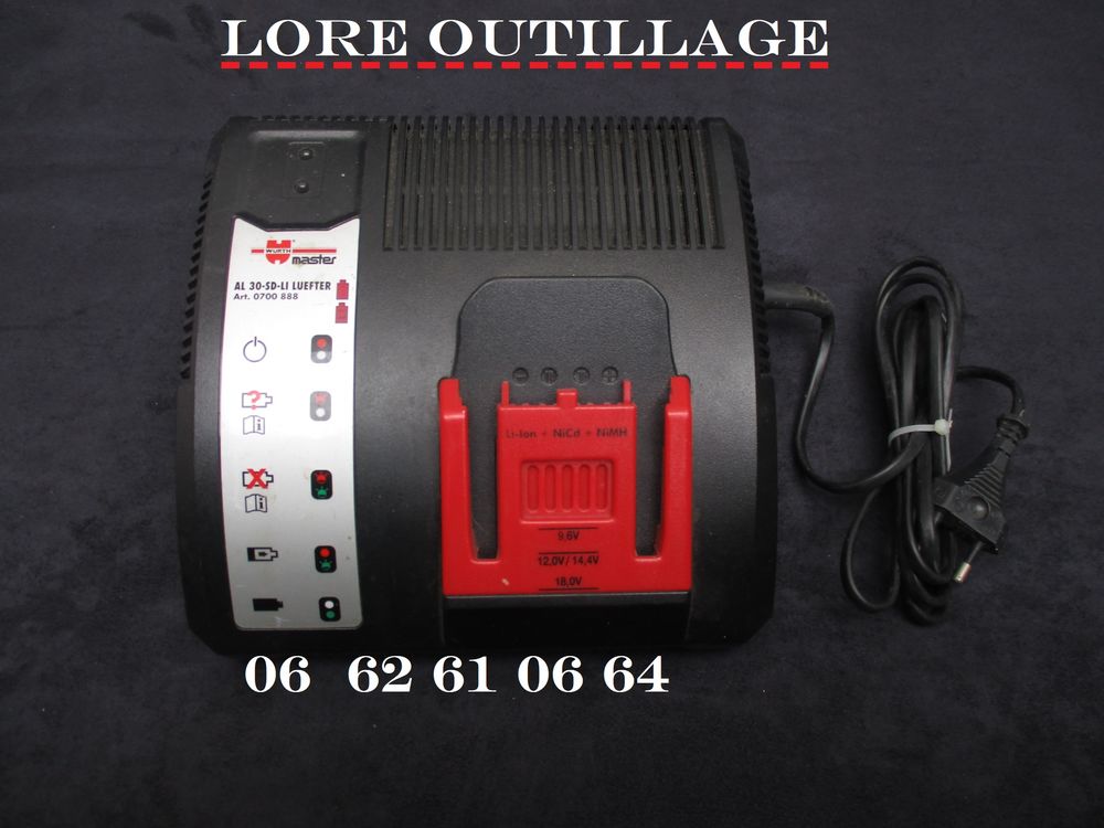 WURTH AL 30 SD Li / Chargeur de batterie Bricolage